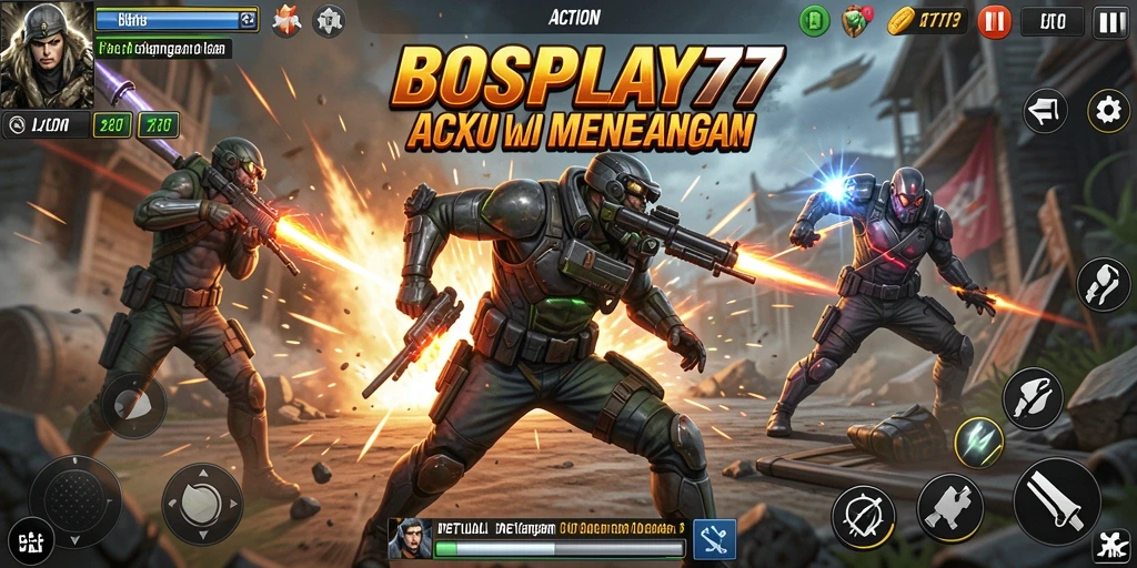 Tampilan antarmuka BOSPLAY77 yang menarik dan fungsional.