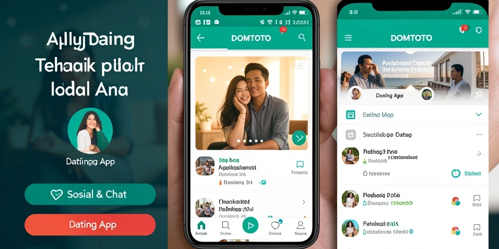 Tampilan antarmuka DOMTOTO yang modern dan user-friendly.