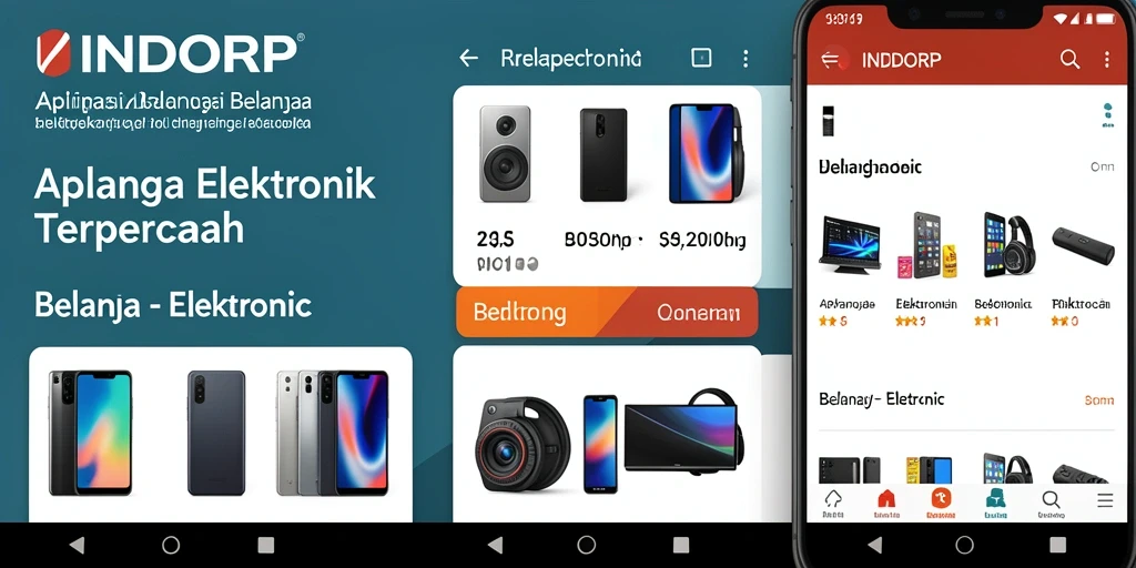Tampilan antarmuka aplikasi INDORP yang modern dan user-friendly.