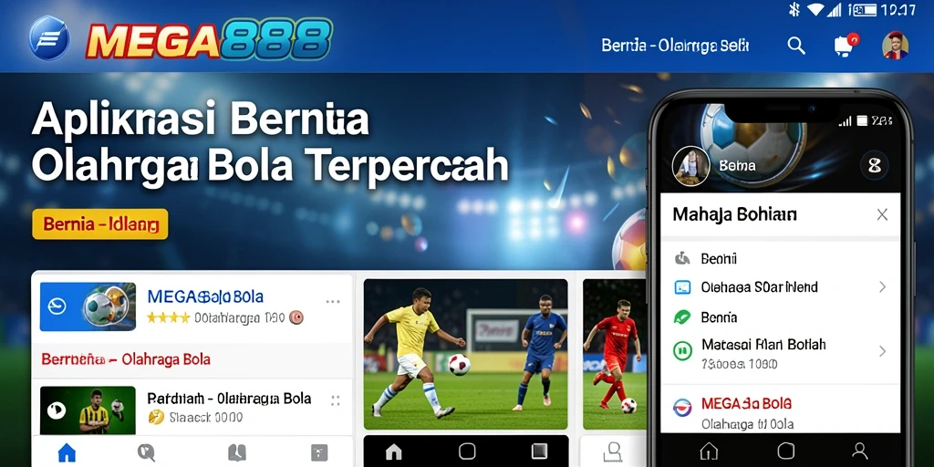 Tampilan antarmuka MEGA888 dengan fitur olahraga terbaru.