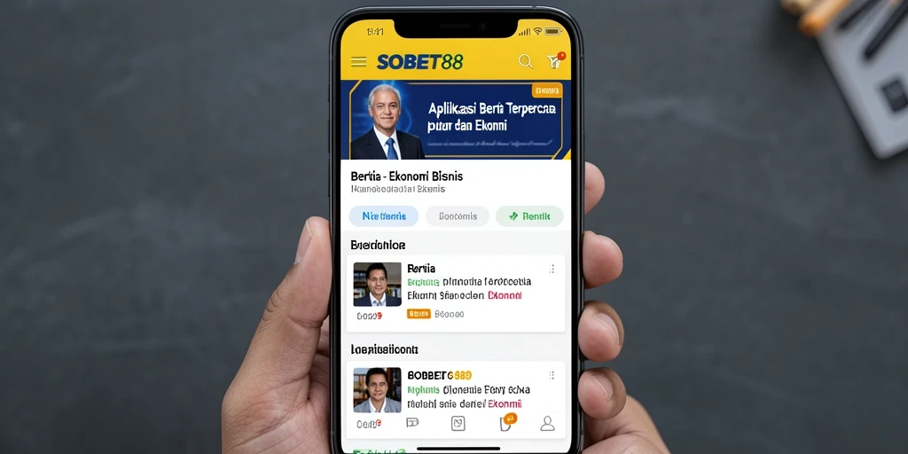 Tampilan antarmuka SOBET88 yang sederhana dan informatif.