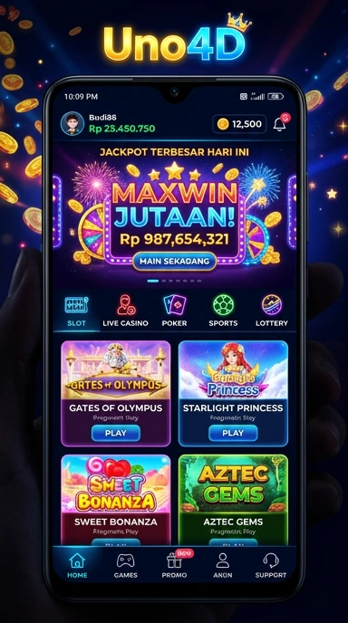 uno4d tampilan beranda
